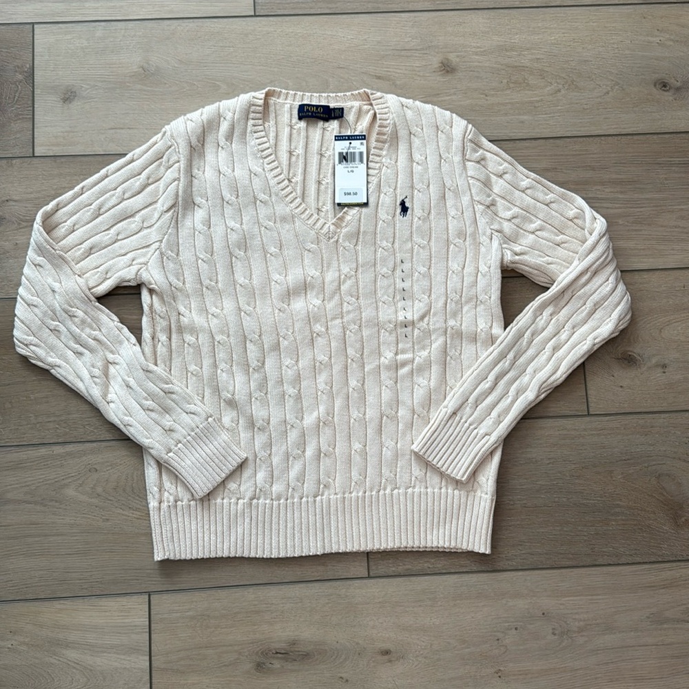 Ralph Lauren Cable Neck Sweater
